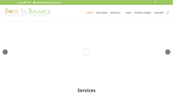 Desktop Screenshot of bodyinbalancept.com